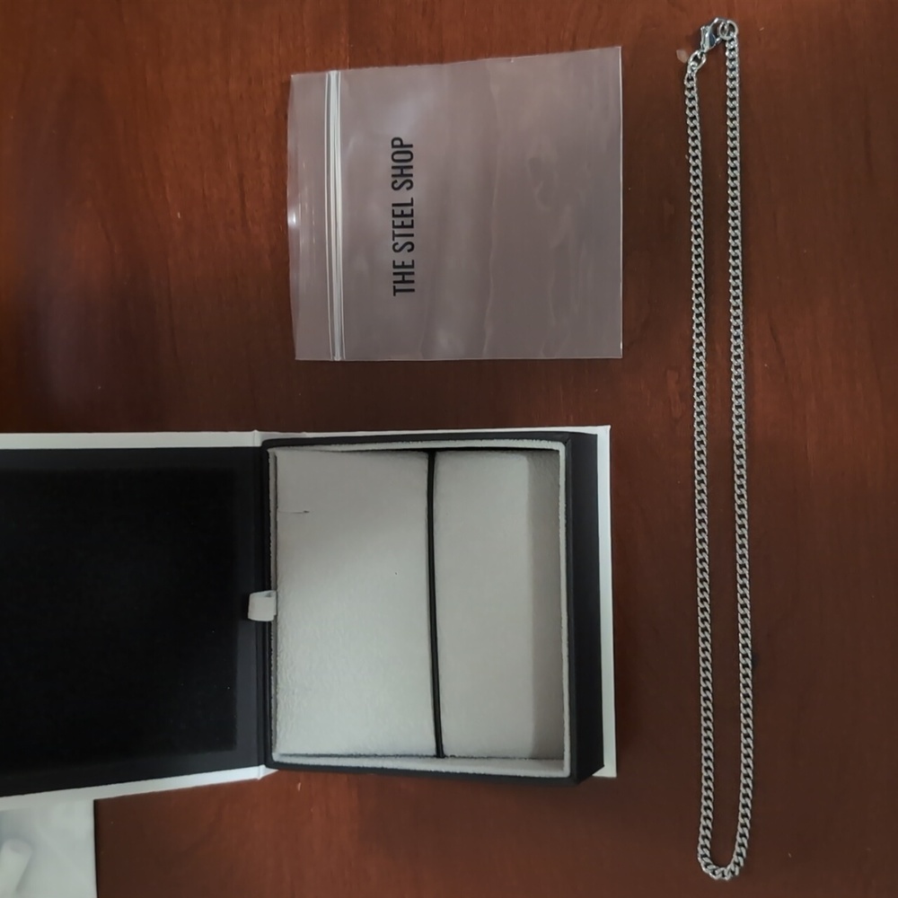 18" Stainless Steel 3.5 mm Cuban Chain